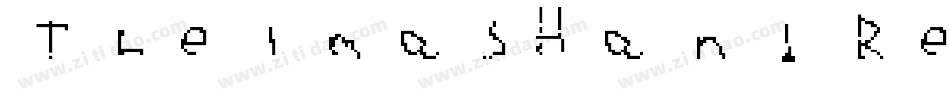 ThelmasHand Regular字体转换